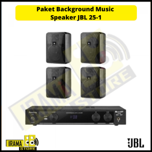 Paket Background Music Indoor Speaker JBL 25-1 - 4 Speaker